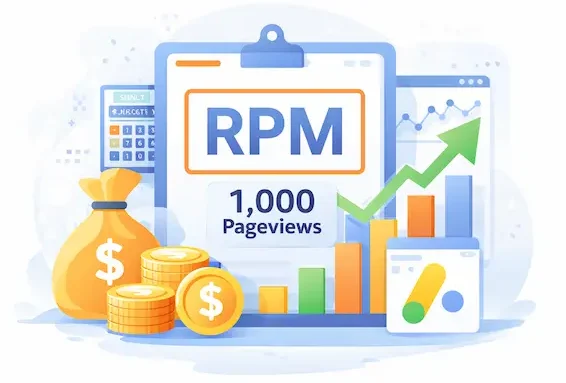 Understanding RPM revenue per 1000 pageviews for publishers and AdSense earnings