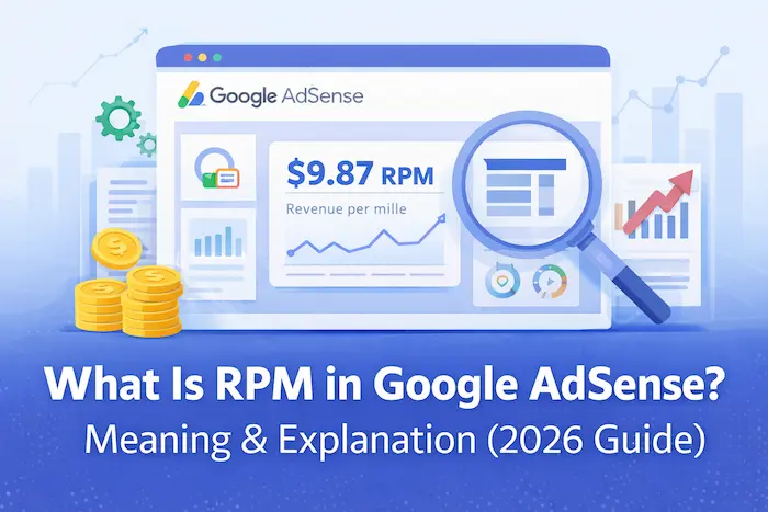 What is RPM in Google AdSense showing revenue per 1,000 pageviews